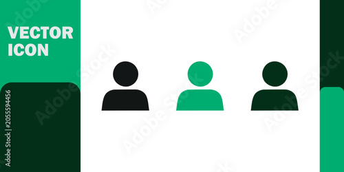 Minimalist avatar icons representing people and user accounts