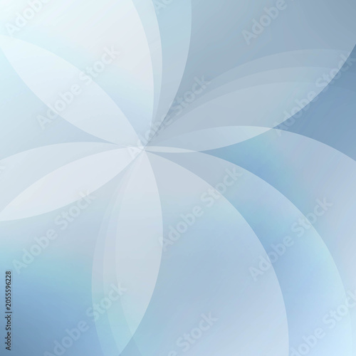 Abstract Blue Background With Balls