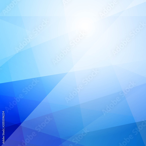 Abstract Blue Background With Lines