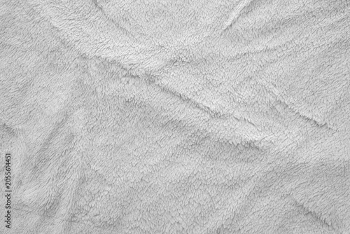 Foto Fluffy white plaid texture surface