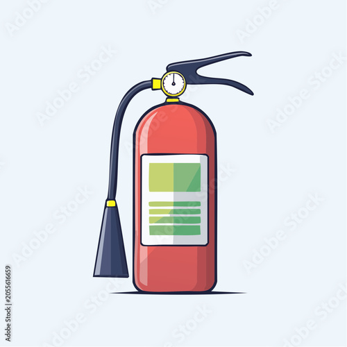Red Fire Extinguisher Icon