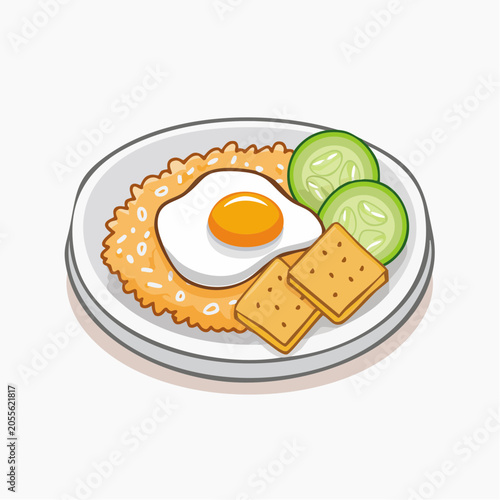 Nasi Goreng Illustration