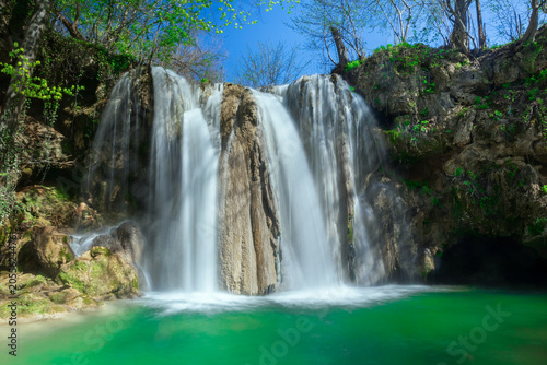 Blederija waterfall in eastern Serbia near the town of Brza Palanka