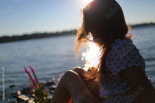girl on the beach