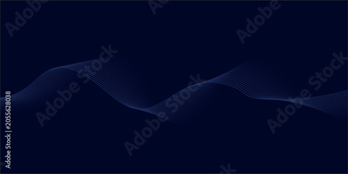 Fotografi Abstract blue background with flowing lines for futuristic cAbstract blue background with flowing lines for futuristic concept