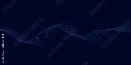 Φωτογραφία Abstract blue background with flowing lines for futuristic cAbstract blue background with flowing lines for futuristic concept