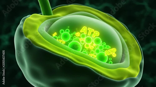 3D Visualization: Mitochondria ATP Production and Energy Conversion