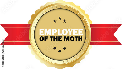 Golden medal with red ribbon empty space for adding text vector illustration transparent PNG with stars