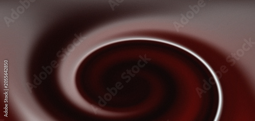 Abstract red brown blurred swirl with soft circular motion, smooth gradients, warm tones, copy space