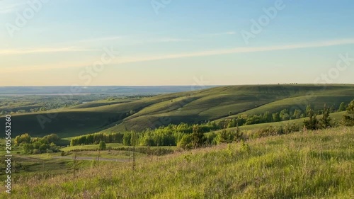 Sunset view from the hill