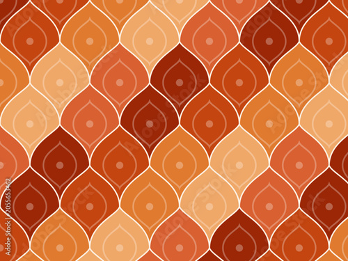 Foto Classic Onion Dome Ogee Wallpaper Pattern Design