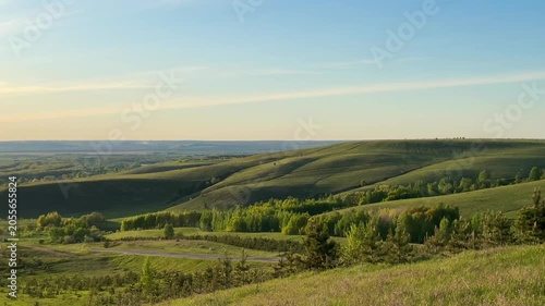 Sunset view from the hill