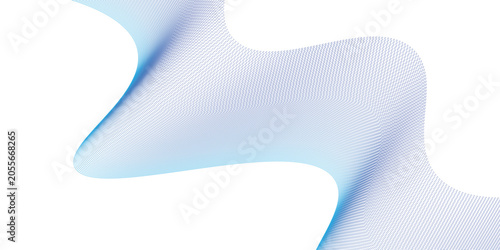 A blue puzzle piece fits into a white background with smooth curves
