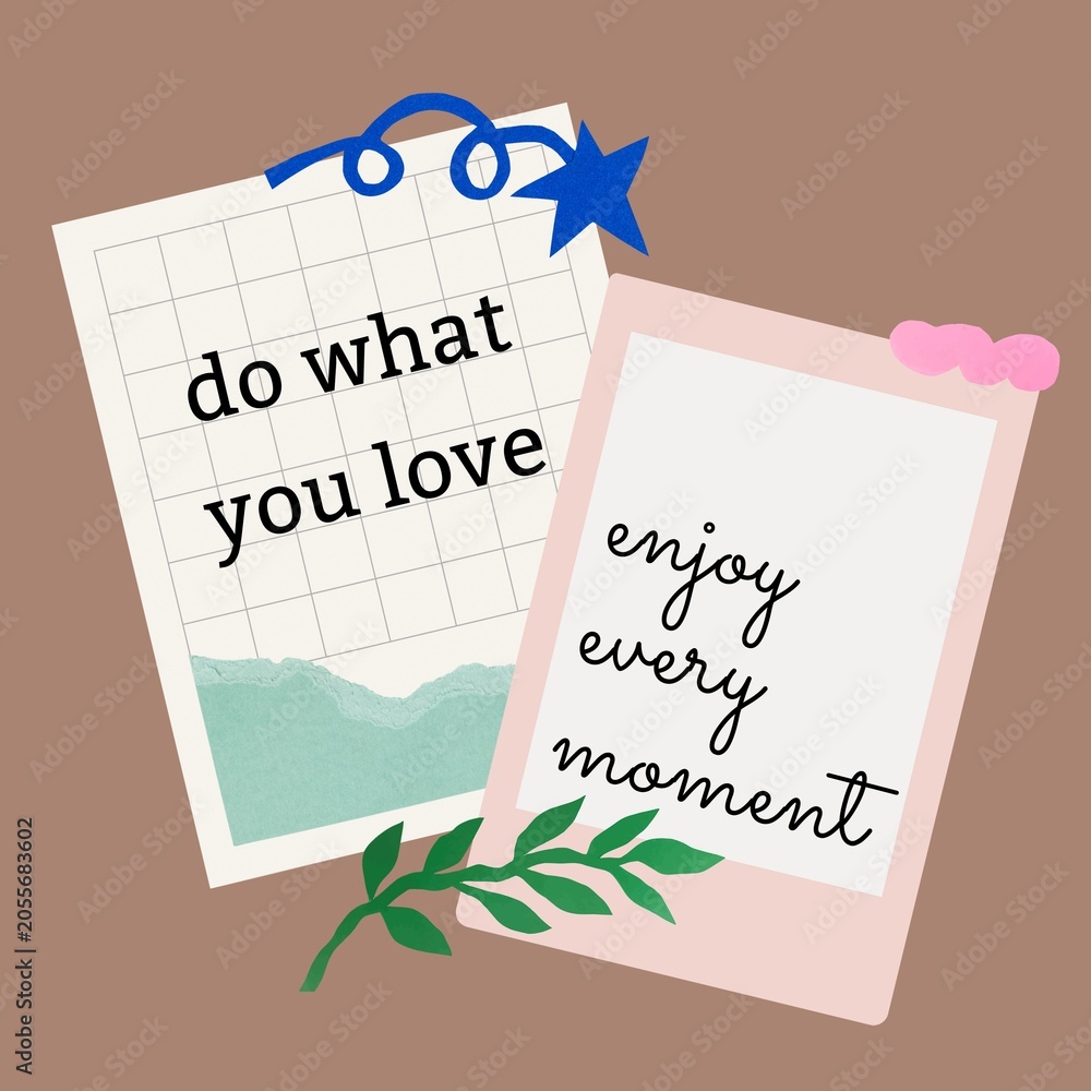 Obraz premium Inspirational quote Instagram post template