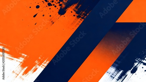 Abstract paint splatter design