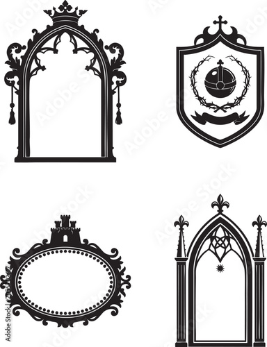 Gothic Cathedral Inspired Frame Set