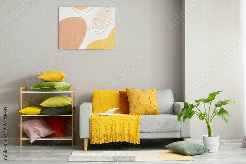 Modern living room interior...