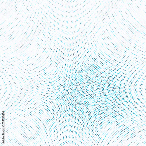 Φωτογραφία Abstract Tech Halftone Circles Vector Pattern
