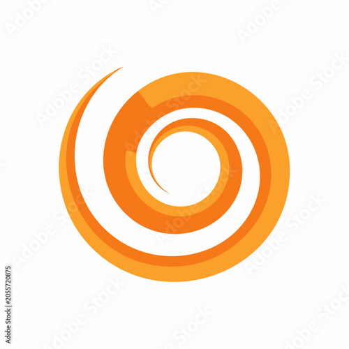 Orange Swirl Logo