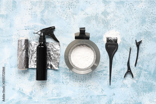 Hair dyeing tools and suppl...