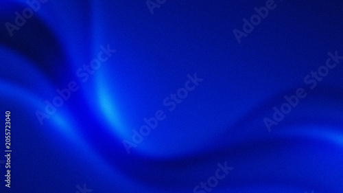 Abstract Deep Blue Aurora Light Waves Background with Glowing Gradient Texture