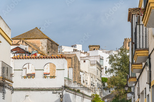 Narrow streets in the old town of Arcos de la Frontera, southern Spain