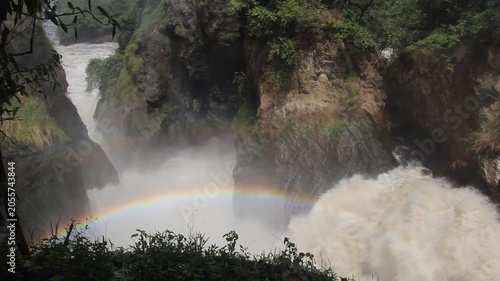 View of Murchison Falls on the Victoria Nile river, Uganda