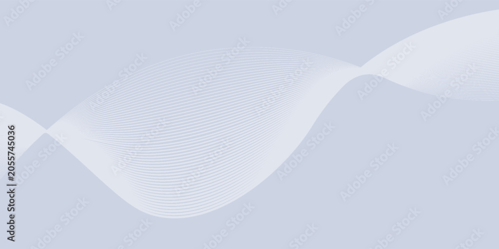 Fototapeta premium abstract wavy lines background. Modern abstract background with flowing lines. white background. Digital future technology concept.