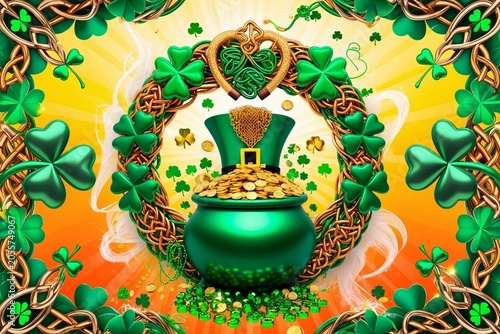 St Patricks Day Background, Happy St Patricks Day Wallpaper, Saint Patricks Day Digital Paper