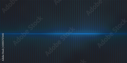 Abstract dark background featuring fine vertical lines and a subtle blueish grey metallic texture with a dim lighting effect, vector illustration.