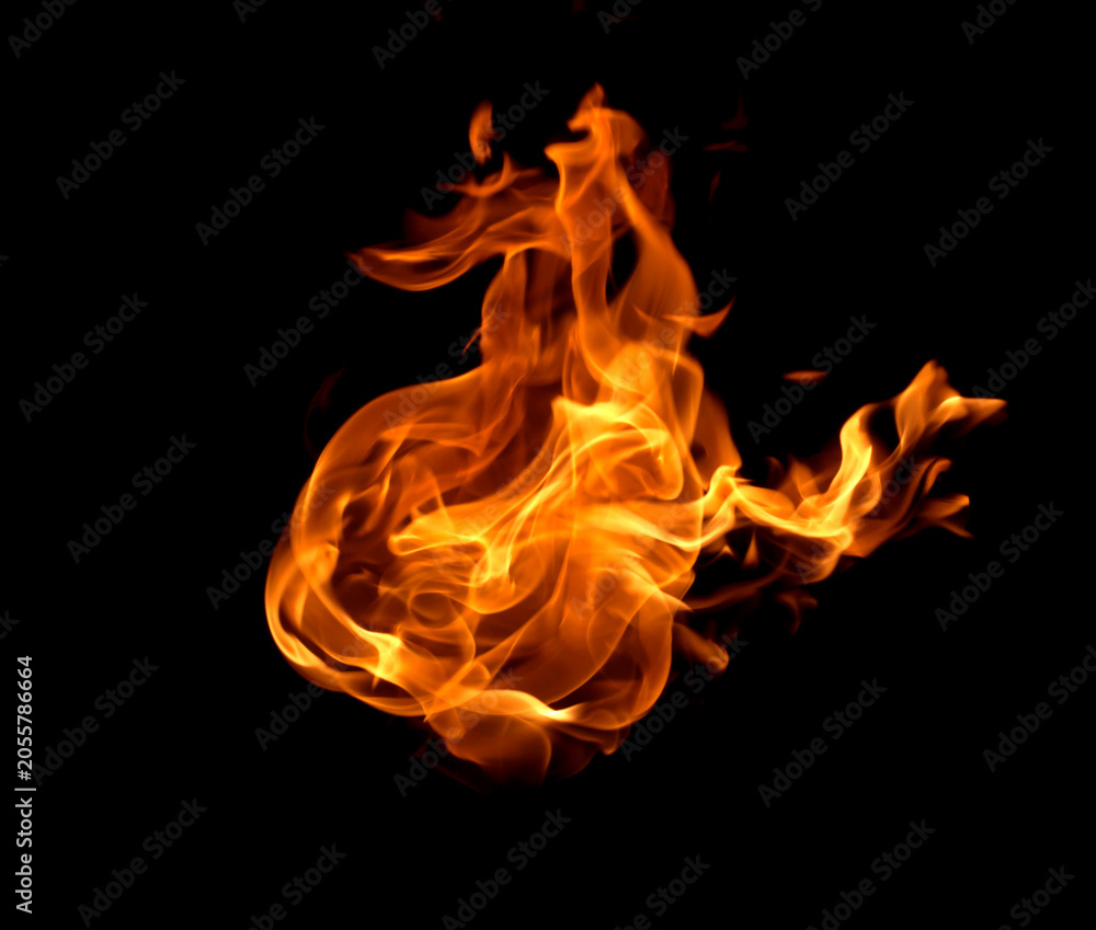 Fototapeta premium Flame heat fire abstract
