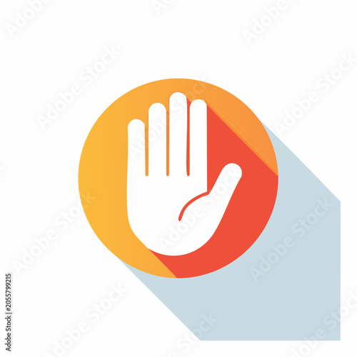 Stop Hand Icon
