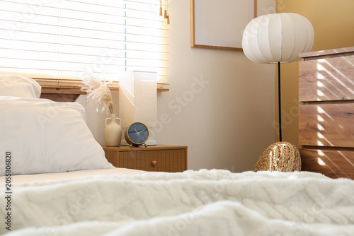 Cozy bedroom interior with ...