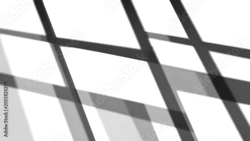 Fragmented Abstract Window Shadow Overlay