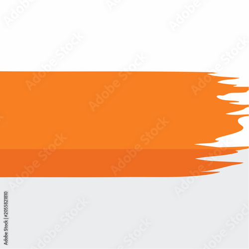 Orange Brush Stroke Background