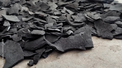 Coconut shell charcoal, an environmentally friendly fuel produced through a carbonization process with minimal smoke and stable heat