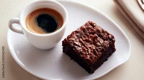 Coffee and Brownie Break / コーヒーとブラウニーのセット