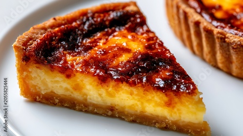 Slice of Cheese cake / 焼きたてキッシュのスライス