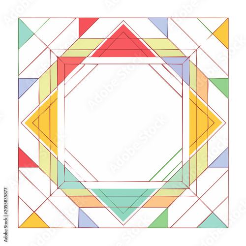 Abstract Geometric Pattern Design