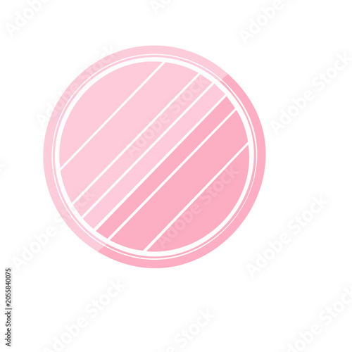 Pink Circle Graphic Design Element