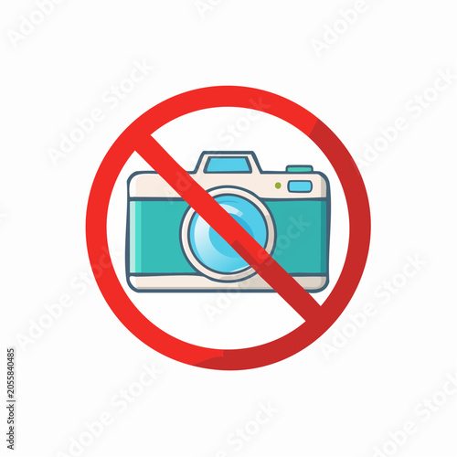 No Camera Sign