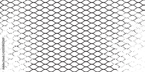 Obraz na plátně PrintBlack snake skin pattern protected on white