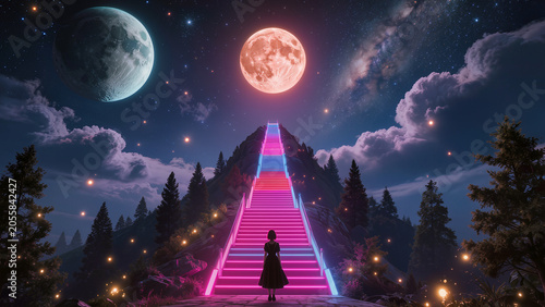 night sky with stars