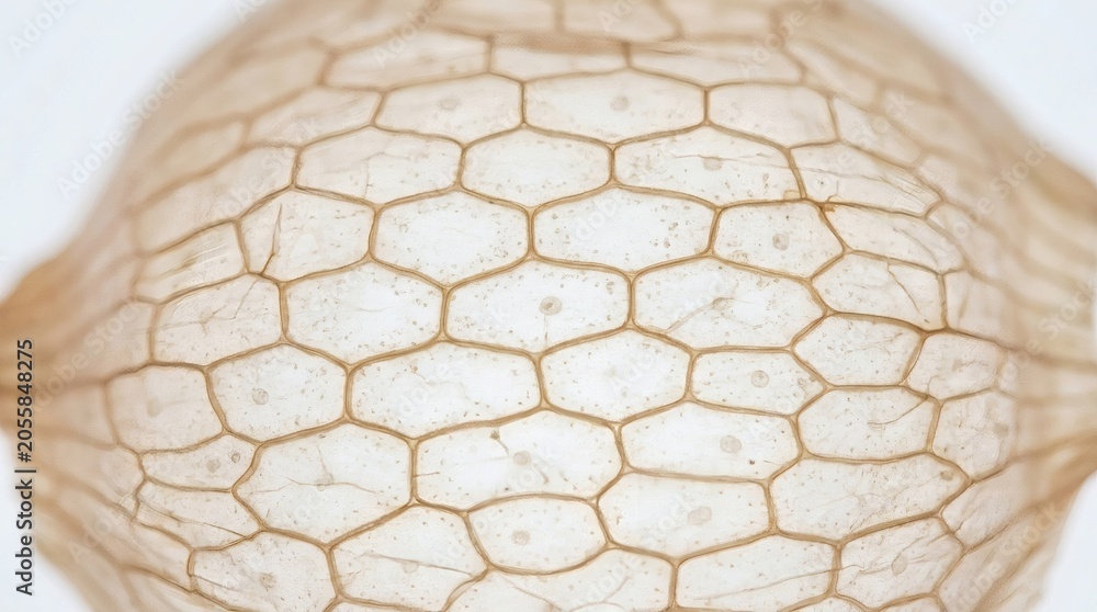 Fototapeta premium Onion membrane cellular grid .