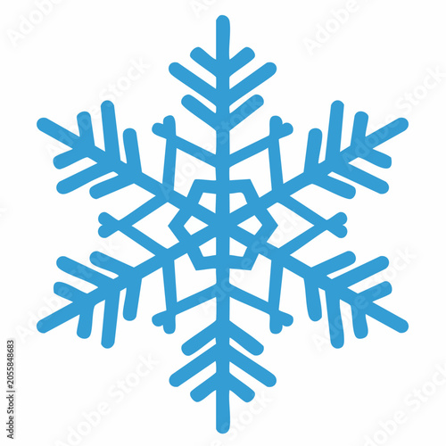 Blue Snowflake Icon