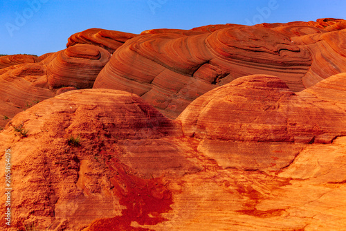 Fotografía Jingbian Wave Valley in Shaanxi Province, one of the most beautiful Danxia landf