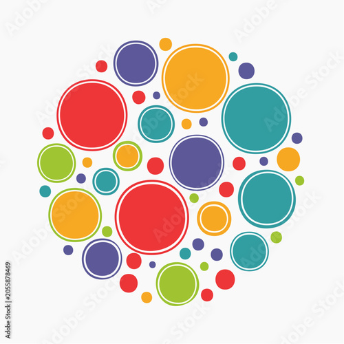 Colorful Circles Pattern