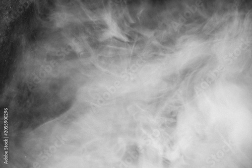 White smoke black and white background