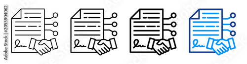 Smart Contract Multiple Outline Collection Set