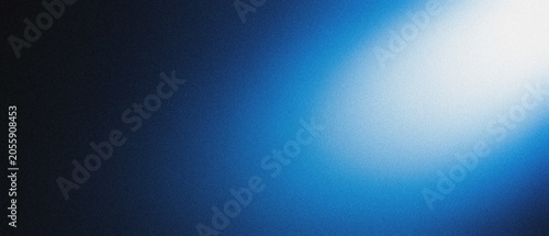 Foto Abstract blue gradient with bright light flare for background design and atmosph